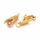 Messingist ripats "Hand" tsirkooniumi silmadega 20,5x11x5mm. 1 tk MD2567