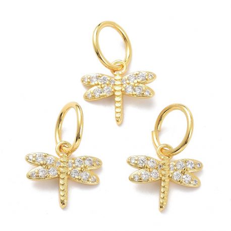 Žalvarinis pakabukas "Laumžirgis" su Cirkonio akutėmis 14.5x13x2 mm. 1 vnt