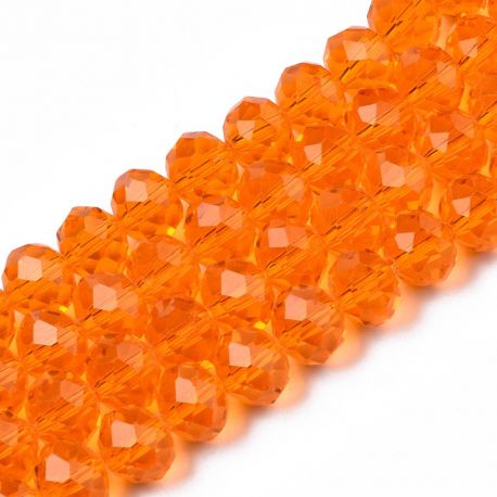 Stikliniai karoliukai 10x8 mm. ~65 vnt