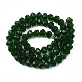 Glass beads 10x8 mm. ~65 pcs