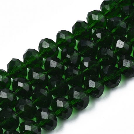 Stikliniai karoliukai 10x8 mm. ~65 vnt