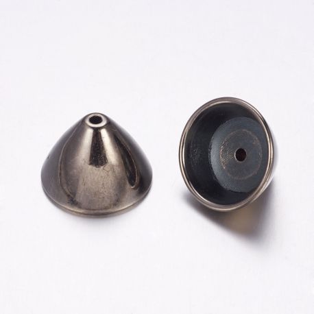 Plastikinės kepurėlės 22x15 mm. 4 vnt