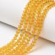 Glass beads 8x6 mm. 1 thread