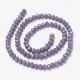 Glass beads 8x6 mm. 1 thread