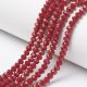 Glass beads 8x6 mm. 1 thread