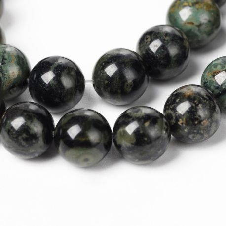 Natural Kambaba Jasper beads 6 mm. 1 thread