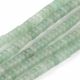 Dabīgas Zaļās Aventurīna krelles 4,5x2,5 mm. 10 gab