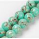 Turkio ir Kriauklės kompozito karoliukai 6 mm. 1 gija
