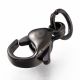 Verschlusskarabiner aus Edelstahl 304 mit Ring 11x7x3 mm. 4 Stück