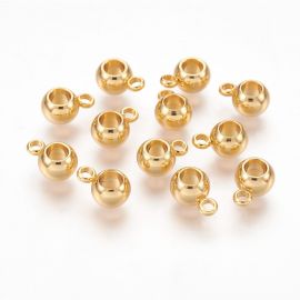 Anhängerhalter aus Edelstahl 304 9x6x4,5 mm. 2 Stk