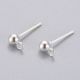 Ohrhaken aus Edelstahl 304 15x7x4 mm. 2 Paar