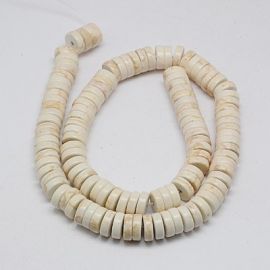 Sintētiskās Tirkīza krelles 6x3 mm. 1 pavediens