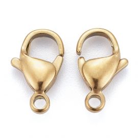 Nerūsējošā tērauda 304 aizdare-karabīne 12x7 mm. 4 gab