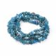 Akmens krelles - Natural Apatite skaidas. Zilas krāsas izmērs 13-5x8-3 mm 1 šķipsna