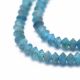 Natural Apatite beads 3x15 mm. 1 thread