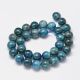 Natural Apatite beads 10 mm. 1 thread
