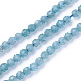 Natural Apatite beads 3-35 mm. 1 thread