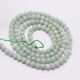 Stone beads - Natural Amazonite beads. Green color round size 3 mm 1 strand