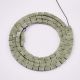 Natürliche Achatperlen 4-3x2x2 mm. 1 Faden