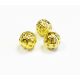 Insert for the manufacture of jewelry gold color round shape 6 mm