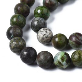 Dabīgās Variscite krelles 8 mm. 1 pavediens