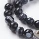 Agate beads 8 mm. 1 thread