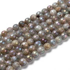 Andere Perlen - Glasperlen. Dunkelviolette Unterlegscheiben mit Kanten, Größe 8x6 mm, 1 Strang