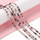 Mix of natural stones 3x2 mm. 1 thread