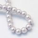 Glass beads 4 mm. 1 thread