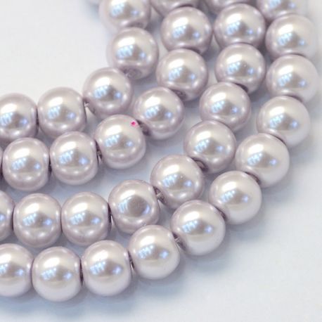 Glass beads 4 mm. 1 thread