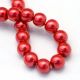 Glass beads 6 mm. 1 thread