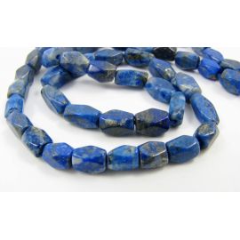 Natürliche Lapislazuli-Perlen, blau, Röhrenform 5-9x4 mm