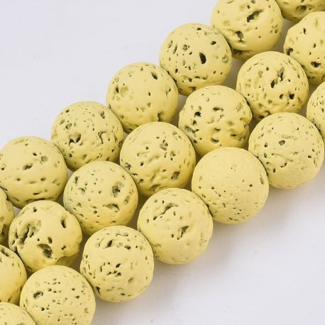 Lavas krelles 8 mm. 1 pavediens