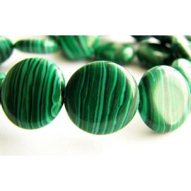 Malachito karoliukai 14 mm