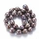 Dabīgās baroka Keshi pērles 20-12x13-10x12-9 mm.
