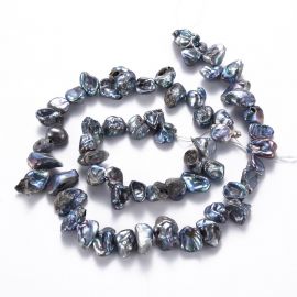 Dabīgās baroka Keshi pērles 17-7x8-4x5-2 mm. 1 soma