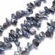 Looduslikud barokkstiilis Keshi pärlid 17-7x8-4x5-2 mm. 1 kott