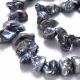 Looduslikud barokkstiilis Keshi pärlid 17-7x8-4x5-2 mm. 1 kott