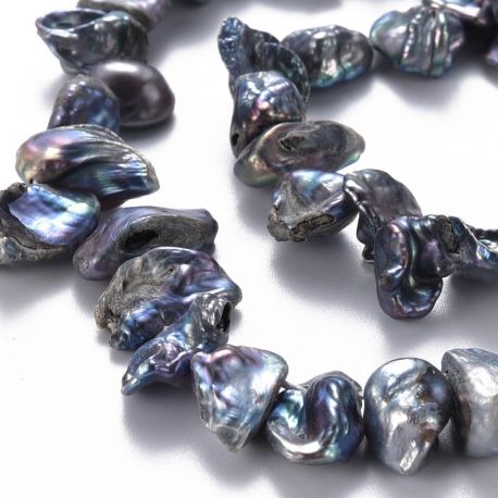 Looduslikud barokkstiilis Keshi pärlid 17-7x8-4x5-2 mm. 1 kott