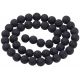 Dabīgās lavas krelles 8 mm. 1 pavediens