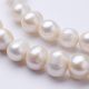 Freshwater pearls AA class 10-9 mm. 1 thread