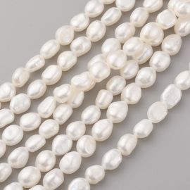 Natural freshwater pearls grade A 11-9x8-6 mm. 1 thread