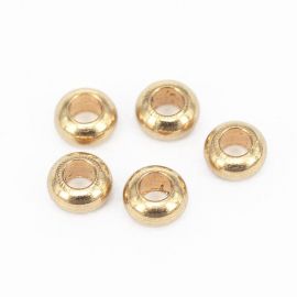 Messingeinsatz 3x2 mm. 20 Stk