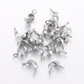 Nerūsējošā tērauda 304 preses burbulis 7,5x4 mm. 10 gab