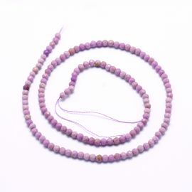 Looduslikud Lepidoliit/Vilgukivi helmed 3 mm. 1 niit