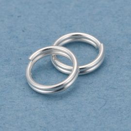 Stainless steel 304 double ring 5x1 mm. 10 pcs