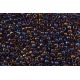 Бисер TOHO® Seed Beads Inside-Color Lustre Lt Amethyst / Jet-Lined 11/0 (2,2 мм) 10 г.