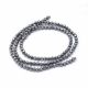 Teraherca akmens krelles 3mm. 1 pavediens