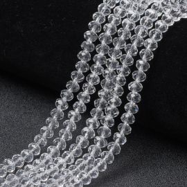 Glass beads 10x8 mm. 1 thread