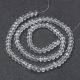 Stikla krelles 10x8 mm. 1 pavediens